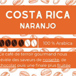 Café du Costa Rica Naranjo est bien plus qu'une simple boisson, c'est une expérience sensorielle inégalée.